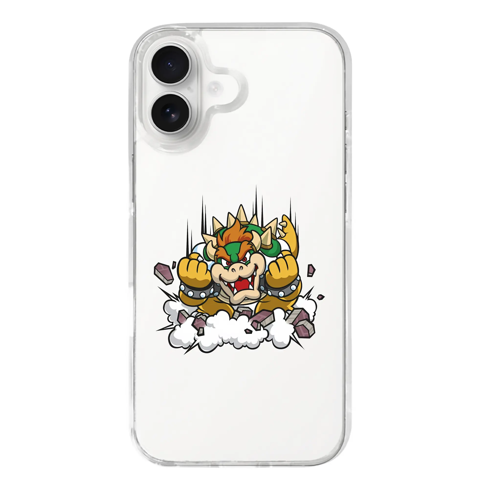 マリオ グッズ クッパ - iPhone 17シリーズ 透明スマホケース – 薄型・耐衝撃・精密フィット保護カバー